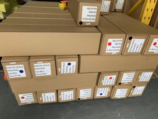 Buy cheap Glossy / Matte Carton Packed Vinyl Adhesive Window Film PVC Sticker Color Cutting Vinyl from wholesalers
