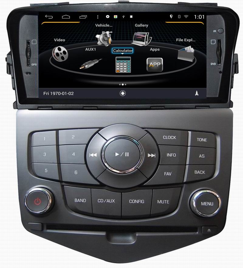 ouchuangbo auto radio s160 dvd player for Chevrolet Cruze with Build-in WIFI android 4.4 system