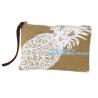 Buy cheap Wholesale jute tote bags with leather handles,Reusable natural color jute tote bag for shopping, Printed jute shopping b from wholesalers