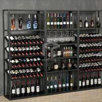 Buy cheap OEM Wine Display Cabinet For Shop Equipped With T4 LED Lights product