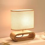 Solid wood creative personality lamp American bedroom bedside lamp indoor nordic
