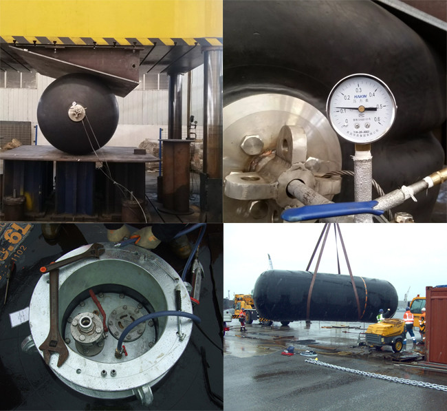 US Navy Submarine Fenders 50kPa D3.3m NR Vertical Floating Hydropneumatic Fenders