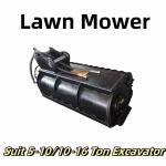 Weeding Single Spindle Lawn Mower For 11-16 Ton Excavator