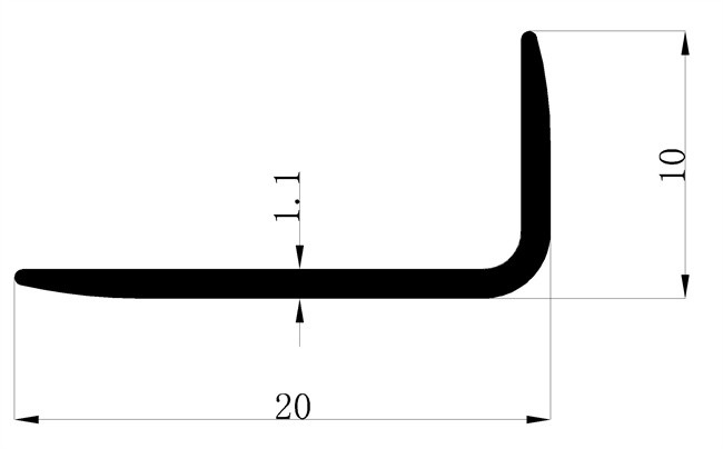L Shape Corner Edging Strip For Walls Aluminum 6063 Material SGS Certified