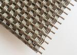 Decorative 5.5mm Architectural Steel Mesh Flexible Metal Woven For Column Covers