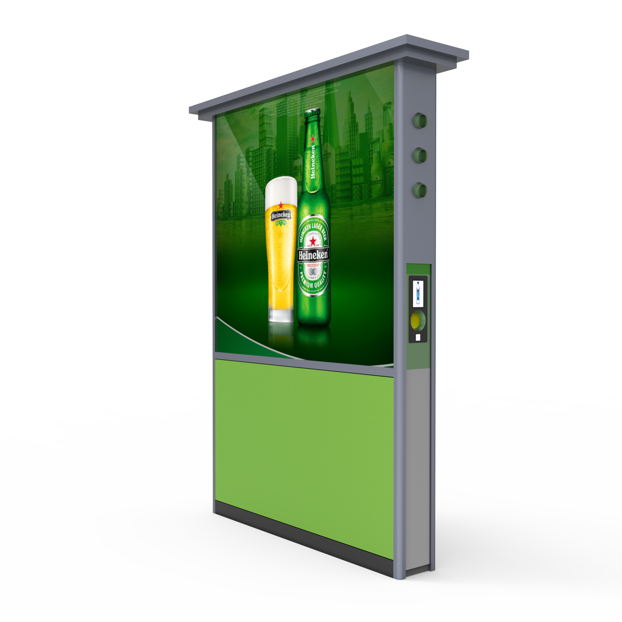 Commercial Supermarket Blade Advertising Recycling Machine