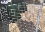 Welded Defensive Bastion Barriers Army Defensive Wall Simple Operation Weather