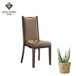 KINGFFORD 30*30*2.0mm Tube Imitated Wood Chair Wooden Dining Room Chairs