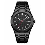 Men Stainless Steel Business Watch Waterproof Calendar Quartz Watch
