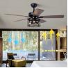 Buy cheap Home Office 5 Plywood 2000LM Crystal Ceiling Fan Light With DC AC Motor from wholesalers