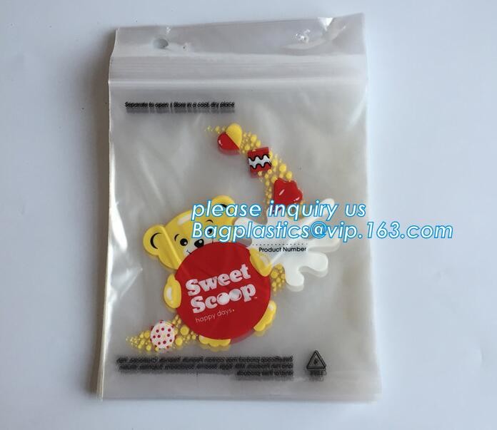 Virgin LDPE Reclosable Plastic k saddle bag deli bag with Printed Logo for packing food, bagplastics, bagease, pac