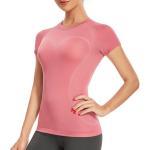 Lulu Seamless Yoga Slim Fit Short Sleeve Breathable T Shirt Women Gym Fitness