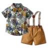 Buy cheap 80cm-130cm Children's Outfit Set Kid Boys Short Sleeved Shorts Sets from wholesalers