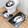 Buy cheap Christmas Three Piece Bathroom Rug Set Toilet Lid Covers 50*80cm from wholesalers