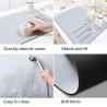 Buy cheap Non Slip Water Resistant Blue Rectangle Polyester Kitchen Counter Top Mats for Benefit from wholesalers