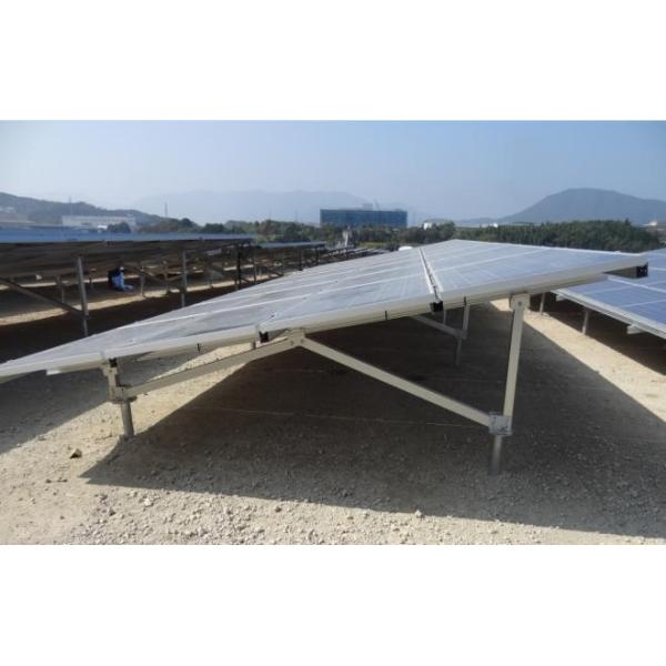 Anodized PV Solar Panel Installation Ground Mounting System for Maximum Efficiency