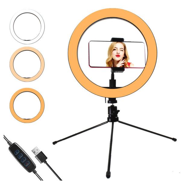 Buy cheap 6.3 Inch Selfie Led Circle Light Stand Dimmable For Youtuber Video from wholesalers
