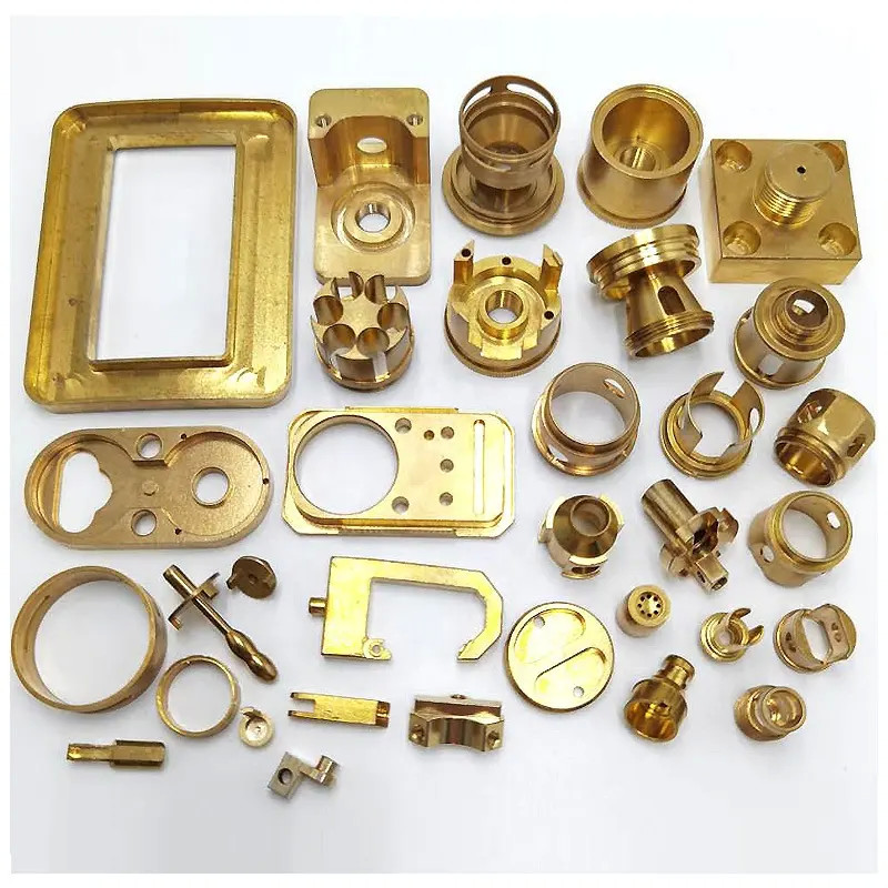 Precision CNC Brass Parts Electroplate CNC Machining Copper Parts