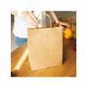 Buy cheap Eco Friendly Brown Paper Gift Bag With Self Adhesive Closure from wholesalers