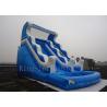 Buy cheap Outdoor Playground Amusement Park Water Slide Blue Color 1 Year Warranty from wholesalers
