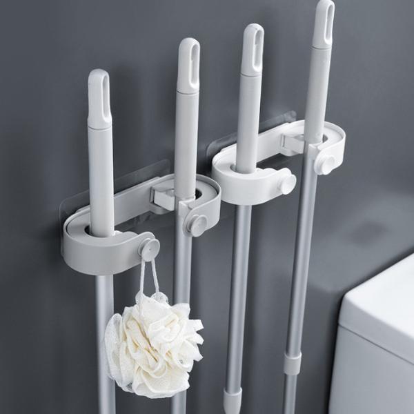 Buy cheap ABS plastic Mop And Broom Holder Wall Mount for Home Bathroom Kitchen from wholesalers