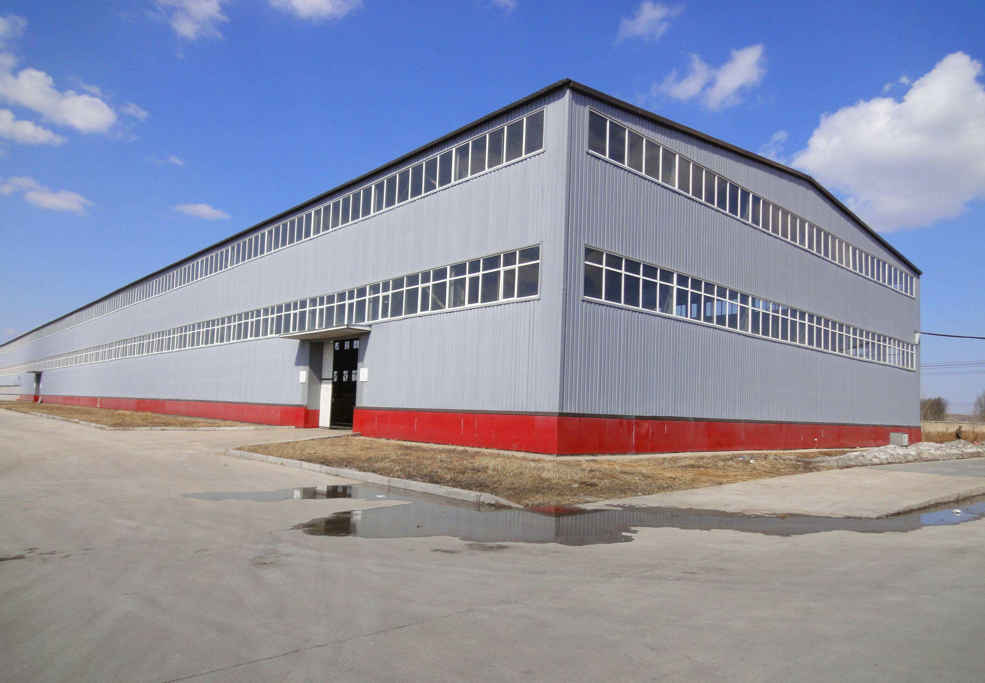 Custom Size Hot Rolled Steel Structure Large Span Steel Structure Wide Span