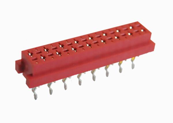 Buy cheap PBT Red Insulation Displacement Connector 16 Pin Female Header 2.54mm Pitch from wholesalers