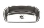 Buy cheap 304 SS Single Bowl Kitchen Sink Top Mount , 16 Gauge Kitchen Wash Basin Sink from wholesalers