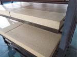 Lightweight Reeded Vermiculite Board , Nontoxic Brick Effect Fireboard For