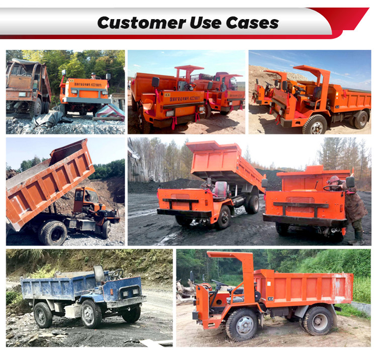3 Ton Underground Articulated Truck Diesel Portable 4x4 Wheel