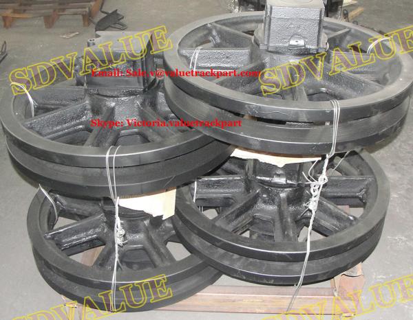 Buy cheap FUWA 40Ton Crawler Crane QUY35 Front Idler Assy from wholesalers