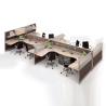 Buy cheap Modular 2 4 6 Office Desks Office Cubicles Work Station Office Furniture from wholesalers