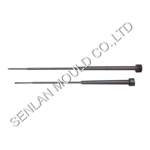 Buy cheap Die Casting Ejector Pins Injection Molding Parts With HRC44-46 Hardness from wholesalers