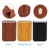 Buy cheap Custom PU Leather Magnetic Card Holder Stand With UV Printing Logo from wholesalers