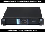 FP 14000 2 x 2400W Concert Sound Equipment , 2 Channel High Stability Switching