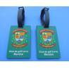 Buy cheap Personalized Club De Golf Levis Member 3D Soft PVC Travel Hang Bag Tags / Name Card Tags For Club Big Event from wholesalers