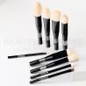 Buy cheap Luxe Premium Standup 9pcs High End Makeup Brush Set Gun Metal Snowflake Handle from wholesalers
