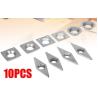 Buy cheap 10PCS Sets Woodturning Carbide Inserts Including Round / Square / Diamond Shape For DIY Woodworking Lathe from wholesalers
