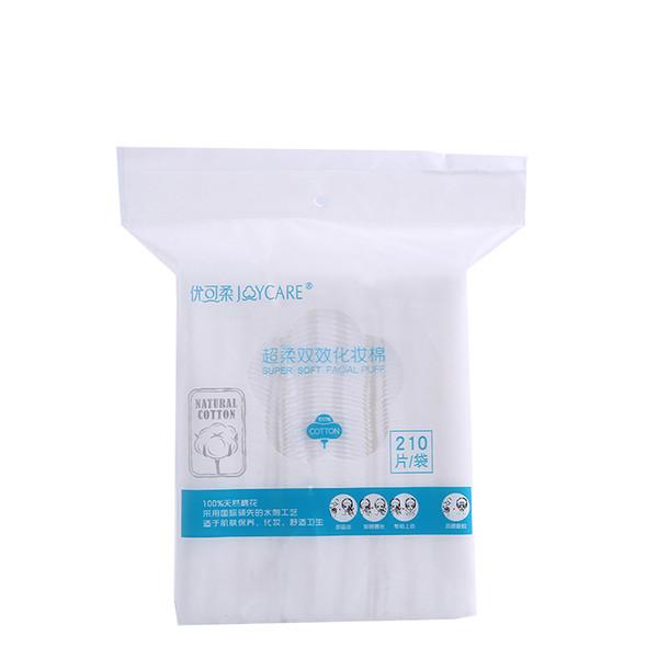 Nail Polish Cotton Makeup Remover , L Chlorine Free Pads With Sealing Points