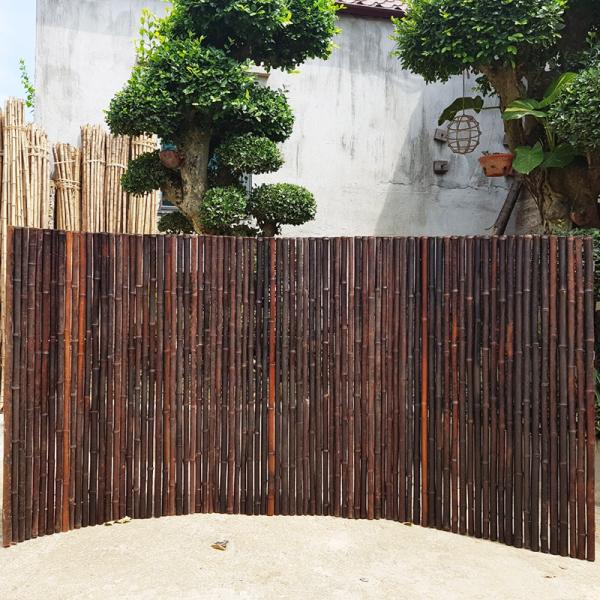 Quality 180cm 240cm Rolled Bamboo Fencing For Garden Border Nursery for sale