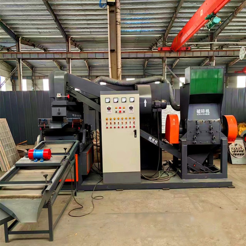 600kg Per Hour Copper Recycling Crusher for Cable Wire Scrap Shredding and Separating