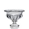 Buy cheap Crystal Flower Glass Vase Decorative Clear Glass Footed Vase from wholesalers