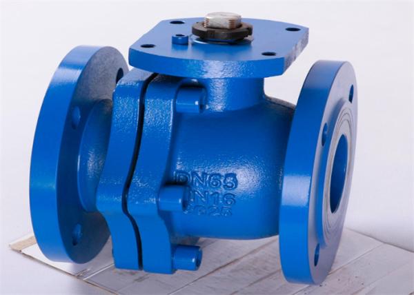 Buy cheap Anticorrosive DIN Cast Iron Flanged Ball Valve Q235 Handel Power from wholesalers