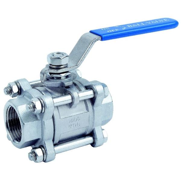 China Threaded Butt Weld 3 Piece Ball Valves 1000 WOG 3 Piece 316 Stainless Steel Socket Weld Ball Valve (Locking Handle) on sale