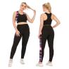 Buy cheap Elastic Plus Size Yoga Sets Polyester Spandex Womens 2 Piece Workout Outfits from wholesalers