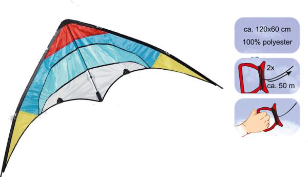 Buy cheap SGS OEM ODM 6bft Swing Stunt Kite Flying Ripstop Polyester Material from wholesalers