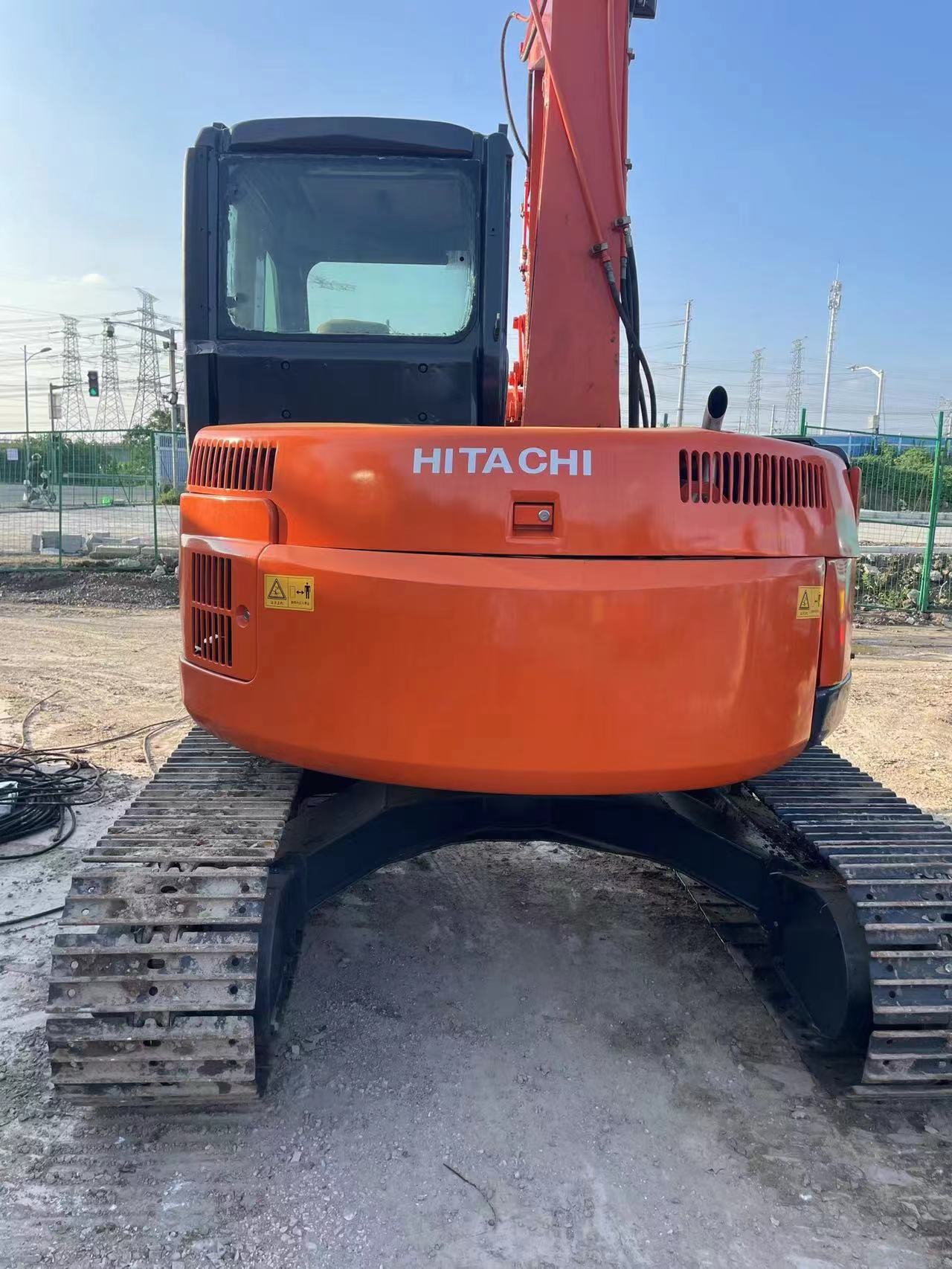 Excavator second hand Hitachi 75 digger small used machinery 7.5 tons hydraulic excav mini excav digger
