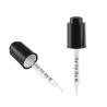 Buy cheap Matte Black Plastic Cosmetic Dropper 20/410 Press Type Glass Graduated Pipette from wholesalers