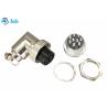 Buy cheap Aviation 200V 4A M16 Cable Connector Right Angle Female And Panle Mounting Male 6~10 Pins from wholesalers