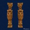 Buy cheap Natural Marble Hand Carved Stone Columns / Graden Decor White Marble Pillar from wholesalers